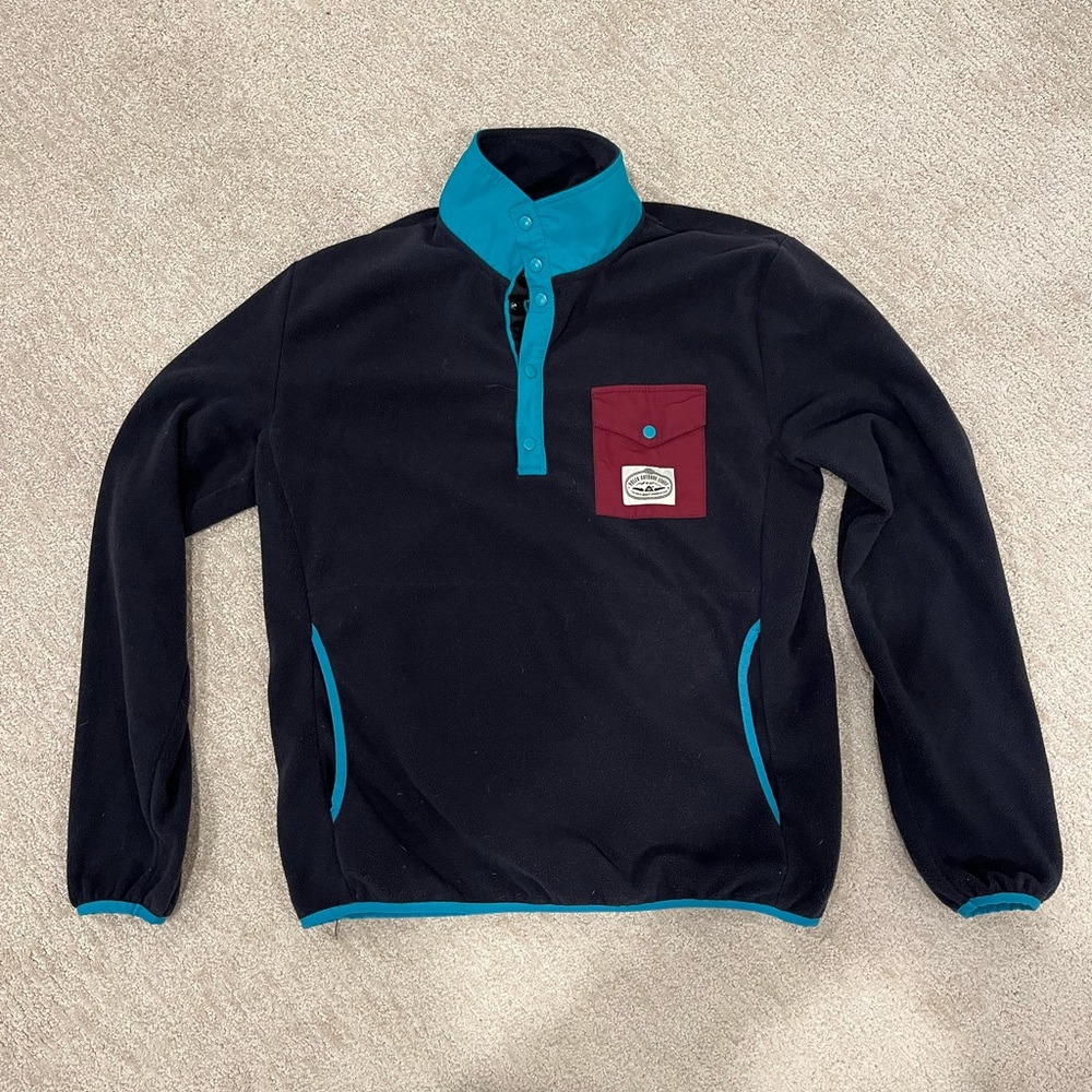 Poler Stuff Snap Fleece Navy Men’s Medium